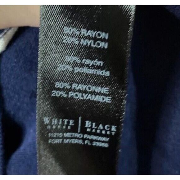 White House Black Market Long Sleeve Colorblock Pullover Sweater Knit Top US M - Picture 7 of 7